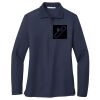 Ladies Long Sleeve Silk Touch™ Polo Thumbnail