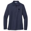 Ladies Long Sleeve Silk Touch™ Polo Thumbnail