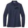 Ladies Long Sleeve Silk Touch™ Polo Thumbnail