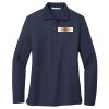 Ladies Long Sleeve Silk Touch™ Polo Thumbnail