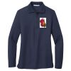 Ladies Long Sleeve Silk Touch™ Polo Thumbnail