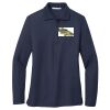 Ladies Long Sleeve Silk Touch™ Polo Thumbnail