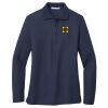 Ladies Long Sleeve Silk Touch™ Polo Thumbnail