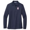 Ladies Long Sleeve Silk Touch™ Polo Thumbnail
