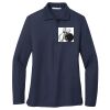 Ladies Long Sleeve Silk Touch™ Polo Thumbnail