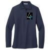 Ladies Long Sleeve Silk Touch™ Polo Thumbnail