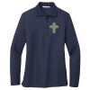 Ladies Long Sleeve Silk Touch™ Polo Thumbnail