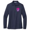 Ladies Long Sleeve Silk Touch™ Polo Thumbnail