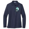 Ladies Long Sleeve Silk Touch™ Polo Thumbnail