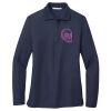 Ladies Long Sleeve Silk Touch™ Polo Thumbnail