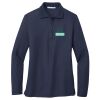 Ladies Long Sleeve Silk Touch™ Polo Thumbnail