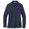 Ladies Long Sleeve Silk Touch™ Polo Thumbnail