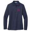 Ladies Long Sleeve Silk Touch™ Polo Thumbnail