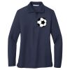 Ladies Long Sleeve Silk Touch™ Polo Thumbnail