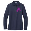 Ladies Long Sleeve Silk Touch™ Polo Thumbnail