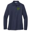 Ladies Long Sleeve Silk Touch™ Polo Thumbnail