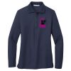 Ladies Long Sleeve Silk Touch™ Polo Thumbnail