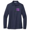 Ladies Long Sleeve Silk Touch™ Polo Thumbnail
