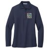Ladies Long Sleeve Silk Touch™ Polo Thumbnail