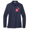 Ladies Long Sleeve Silk Touch™ Polo Thumbnail