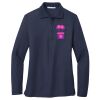 Ladies Long Sleeve Silk Touch™ Polo Thumbnail