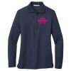 Ladies Long Sleeve Silk Touch™ Polo Thumbnail