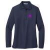 Ladies Long Sleeve Silk Touch™ Polo Thumbnail