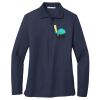 Ladies Long Sleeve Silk Touch™ Polo Thumbnail