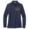 Ladies Long Sleeve Silk Touch™ Polo Thumbnail