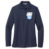 Ladies Long Sleeve Silk Touch™ Polo Thumbnail