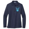 Ladies Long Sleeve Silk Touch™ Polo Thumbnail