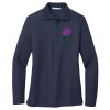 Ladies Long Sleeve Silk Touch™ Polo Thumbnail