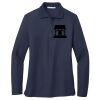 Ladies Long Sleeve Silk Touch™ Polo Thumbnail
