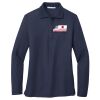 Ladies Long Sleeve Silk Touch™ Polo Thumbnail