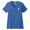 Women's Relaxed Heather CVC V Neck Tee Thumbnail