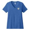 Women's Relaxed Heather CVC V Neck Tee Thumbnail