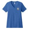 Women's Relaxed Heather CVC V Neck Tee Thumbnail