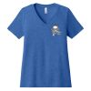 Women's Relaxed Heather CVC V Neck Tee Thumbnail