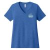 Women's Relaxed Heather CVC V Neck Tee Thumbnail
