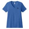 Women's Relaxed Heather CVC V Neck Tee Thumbnail