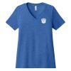 Women's Relaxed Heather CVC V Neck Tee Thumbnail