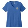 Women's Relaxed Heather CVC V Neck Tee Thumbnail
