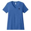 Women's Relaxed Heather CVC V Neck Tee Thumbnail