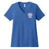 Women's Relaxed Heather CVC V Neck Tee Thumbnail