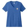 Women's Relaxed Heather CVC V Neck Tee Thumbnail