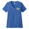 Women's Relaxed Heather CVC V Neck Tee Thumbnail