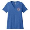 Women's Relaxed Heather CVC V Neck Tee Thumbnail