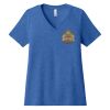 Women's Relaxed Heather CVC V Neck Tee Thumbnail