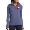 Ladies Sport Wick ® Stretch 1/2 Zip Pullover Thumbnail