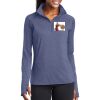 Ladies Sport Wick ® Stretch 1/2 Zip Pullover Thumbnail